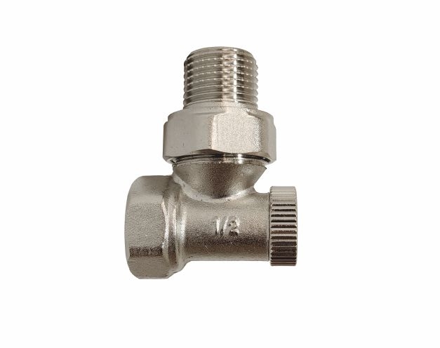 Запорный радиаторный клапан 3/4" Arrowhead Element, угловой, Ду20 (215133)