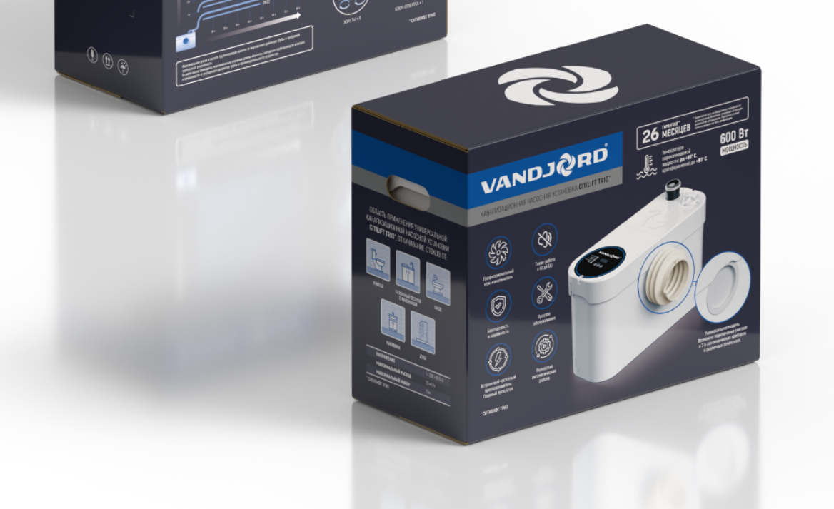 Новинка в ассортименте ПРОФПОТОК: Канализационная насосная установка VANDJORD CITILIFT TRIO.